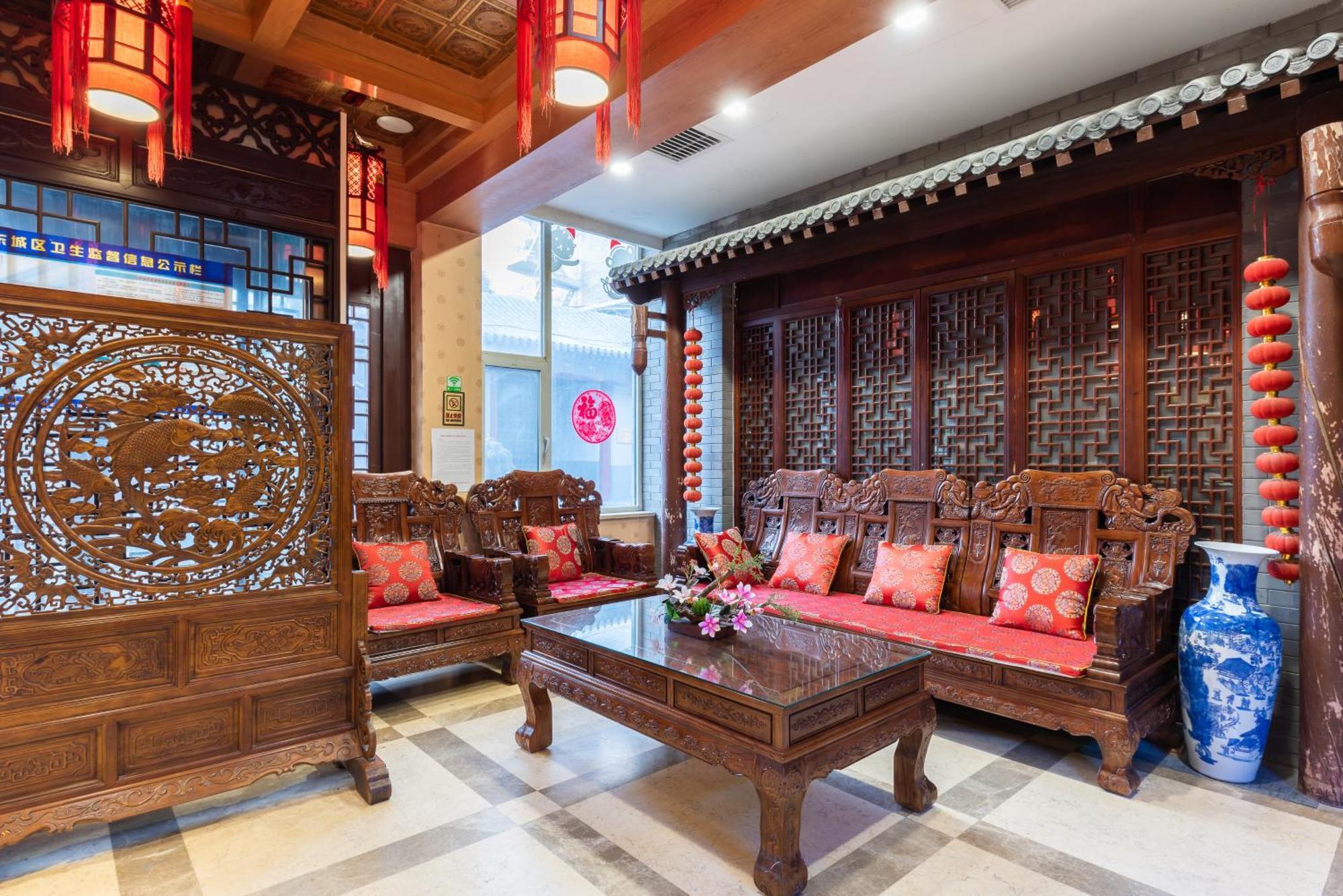Chinese Culture Boutique Hotel-Tangfu,Traditional Chinese Theme,Heart Of Beijing,Near Forbidden City,Tiananmen Square,Hutongs,Metro Access,Free Coffee,Tea,Laundry المظهر الخارجي الصورة