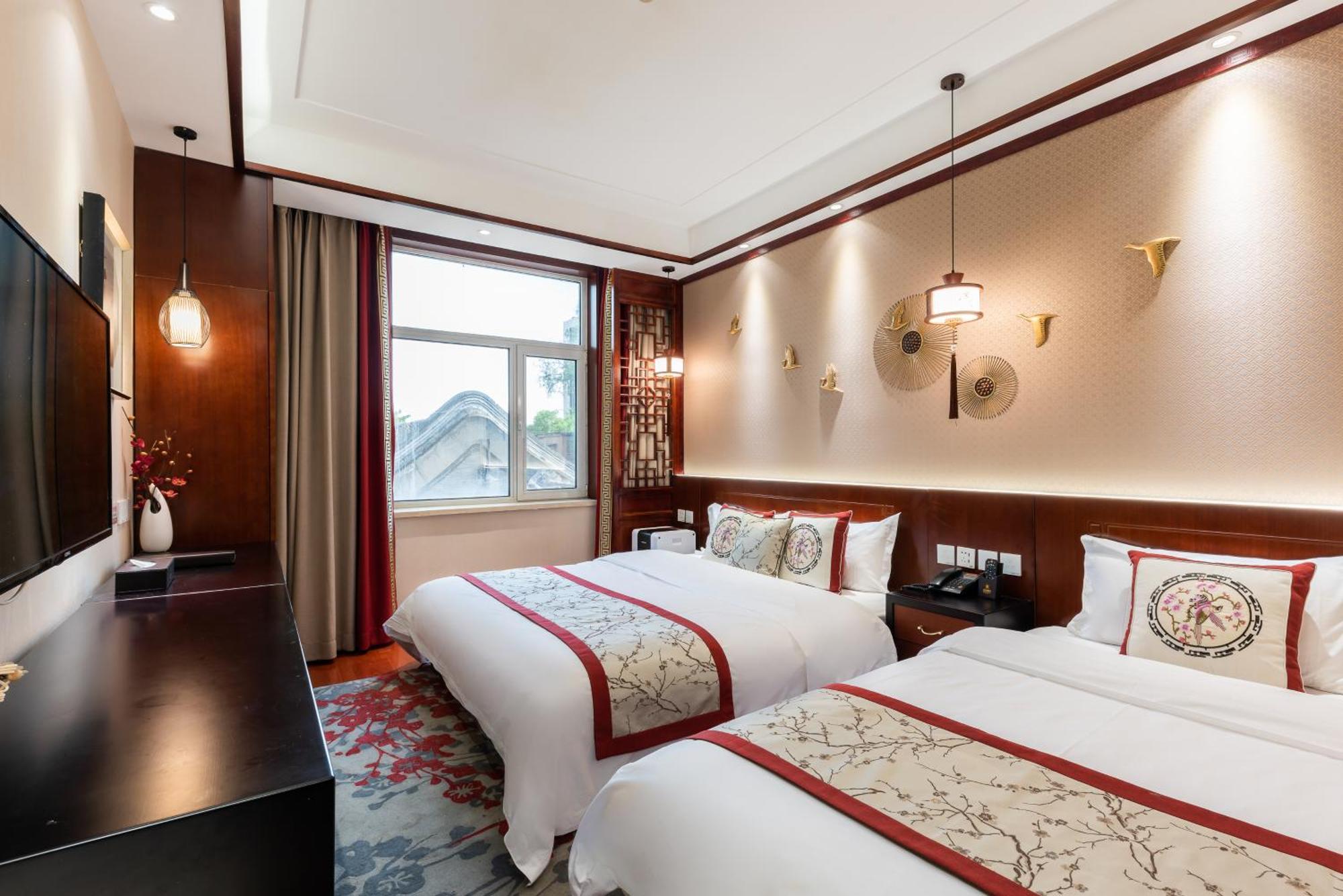 Chinese Culture Boutique Hotel-Tangfu,Traditional Chinese Theme,Heart Of Beijing,Near Forbidden City,Tiananmen Square,Hutongs,Metro Access,Free Coffee,Tea,Laundry المظهر الخارجي الصورة