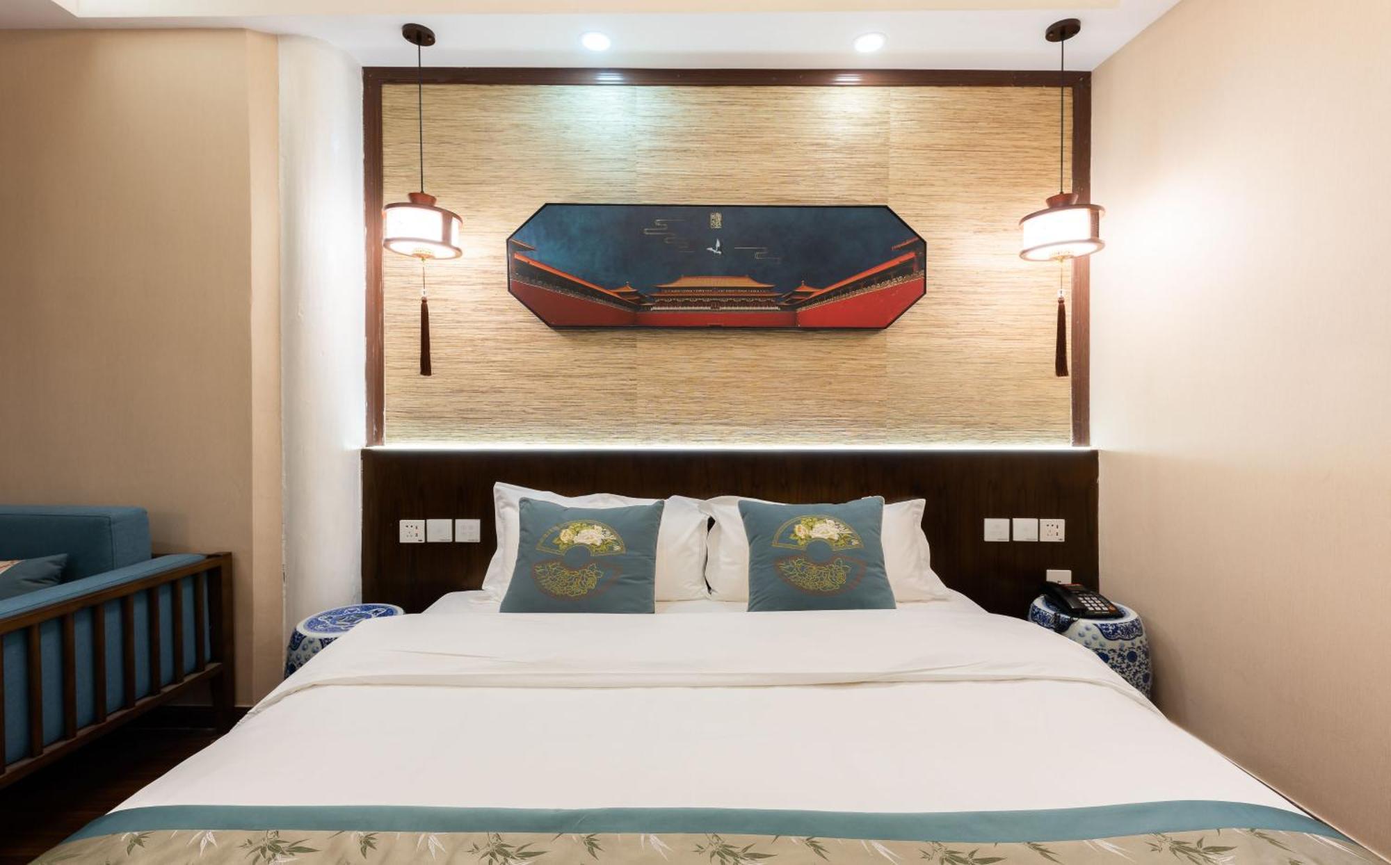Chinese Culture Boutique Hotel-Tangfu,Traditional Chinese Theme,Heart Of Beijing,Near Forbidden City,Tiananmen Square,Hutongs,Metro Access,Free Coffee,Tea,Laundry الغرفة الصورة