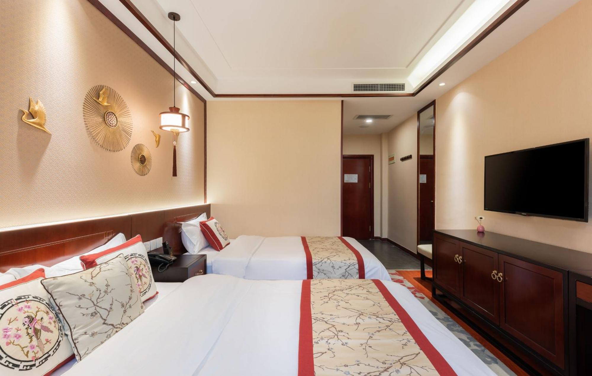 Chinese Culture Boutique Hotel-Tangfu,Traditional Chinese Theme,Heart Of Beijing,Near Forbidden City,Tiananmen Square,Hutongs,Metro Access,Free Coffee,Tea,Laundry الغرفة الصورة