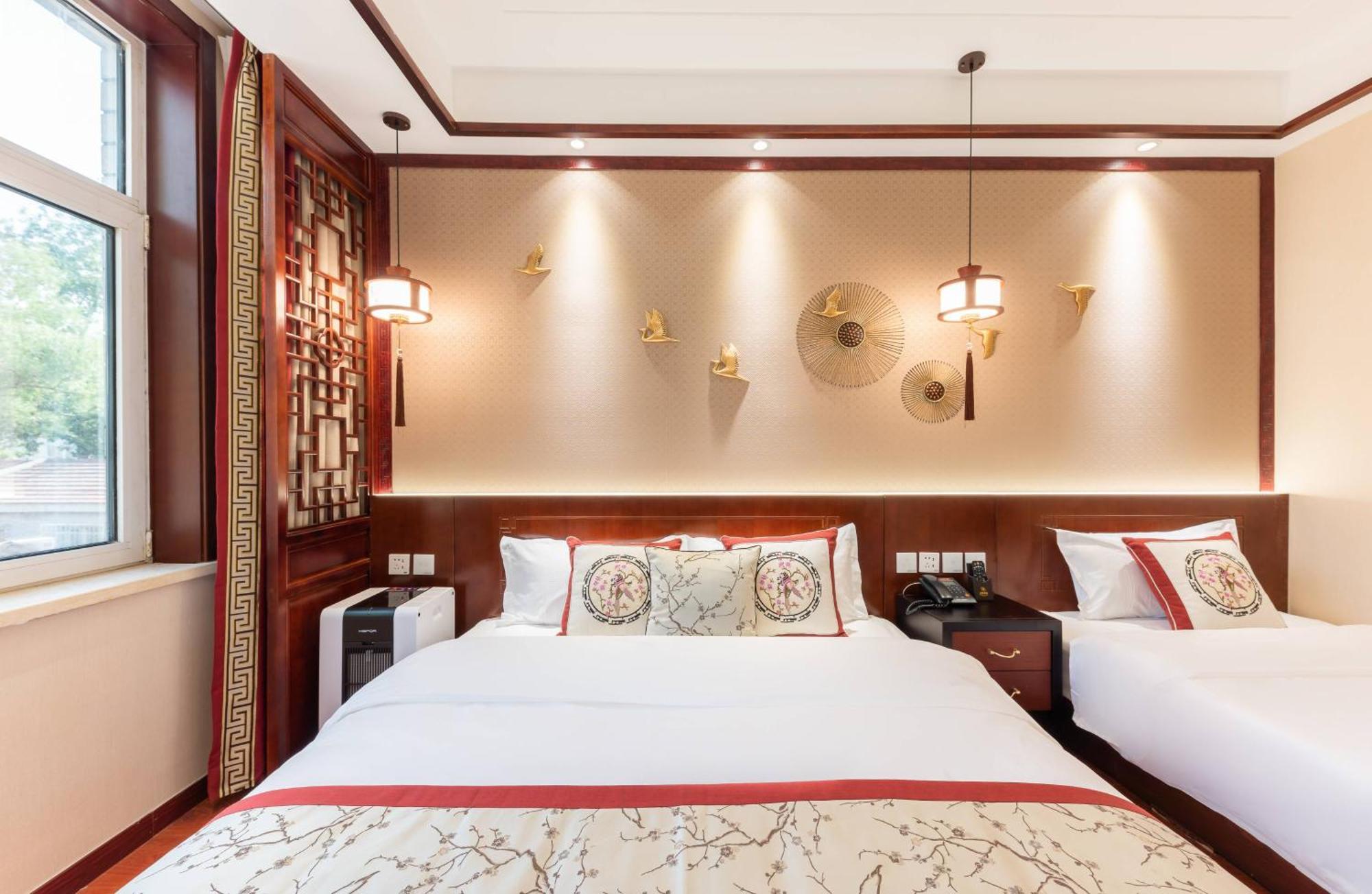 Chinese Culture Boutique Hotel-Tangfu,Traditional Chinese Theme,Heart Of Beijing,Near Forbidden City,Tiananmen Square,Hutongs,Metro Access,Free Coffee,Tea,Laundry الغرفة الصورة